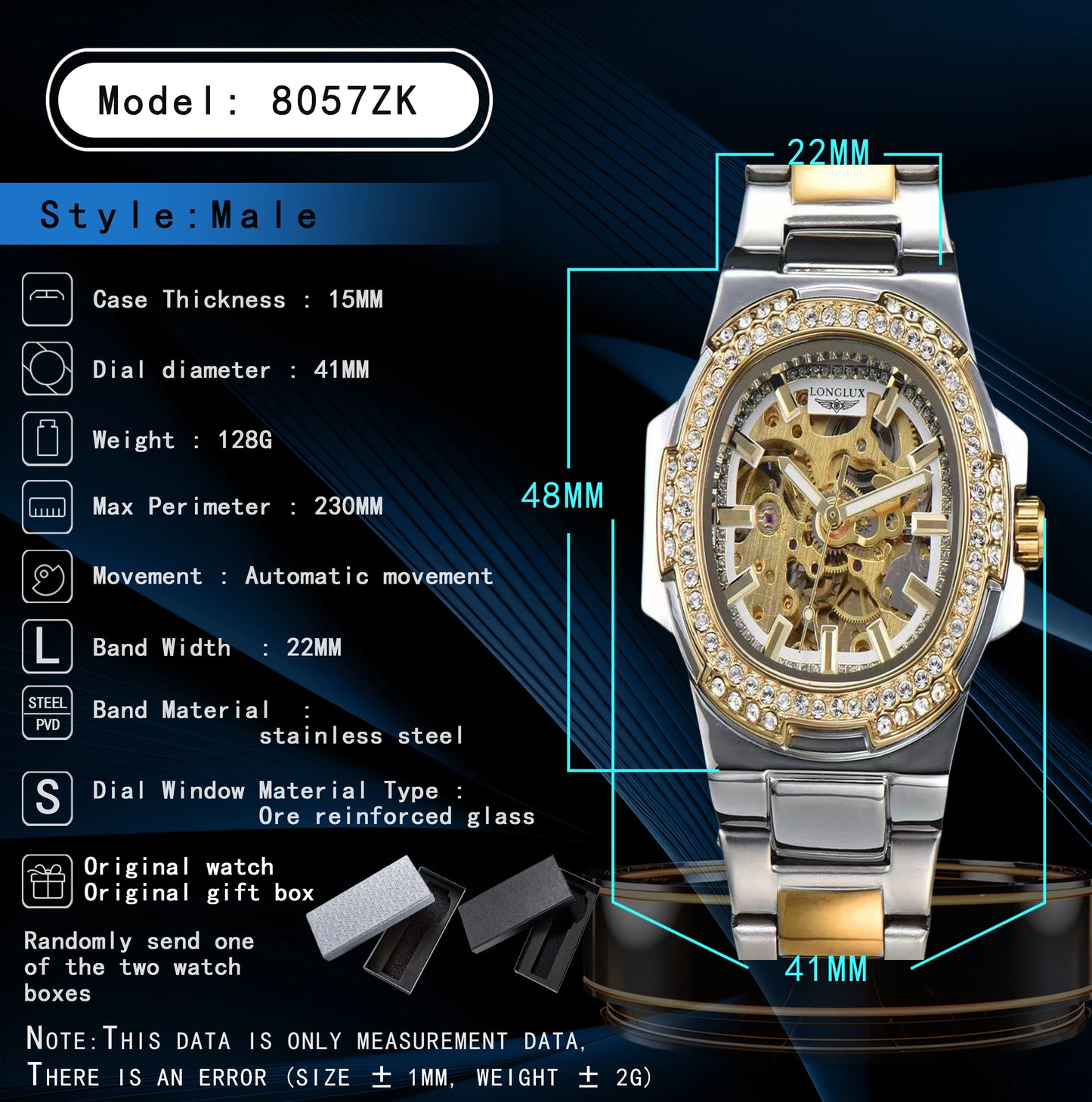 Reloj LONGLUX Automático para Hombre