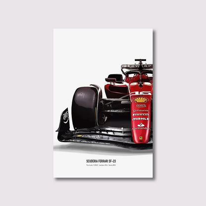 🏎️ Póster en Lienzo - Fórmula 1 Grand Prix F1-75