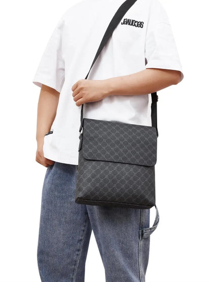 Bolso de Cuero Cruzado de Diseñador para Hombre