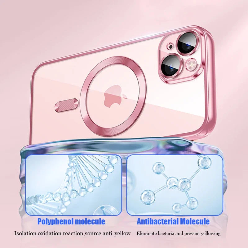 Funda de Silicona Ultrafina con Revestimiento Transparente para iPhone