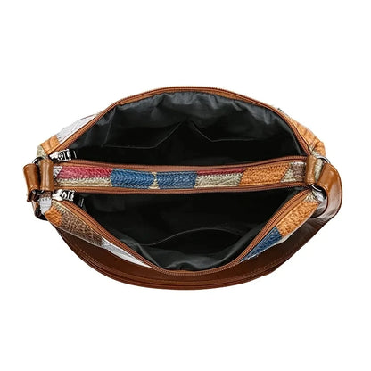 Bolso cruzado Vintage elegante para mujer, bolso de moda, bolso de hombro con múltiples bolsillos, bolso cruzado Retro que combina con todo para uso diario