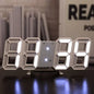 Reloj Digital LED 3D para Decoración de Pared