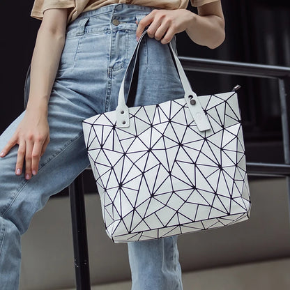 Bolsos Grandes para Mujer - Diseño Geométrico de Lujo