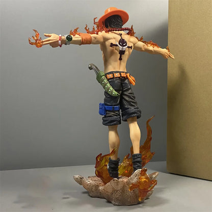 Figura de Acción de Portgas D. Ace - One Piece (28 cm, PVC, Coleccionable)