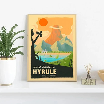🗡️ Póster en Lienzo - Link de The Legend of Zelda