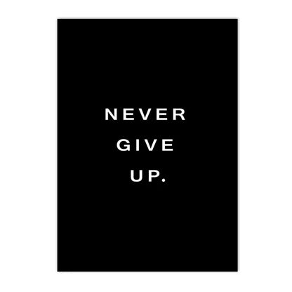 🖤 Póster Motivacional en Lienzo