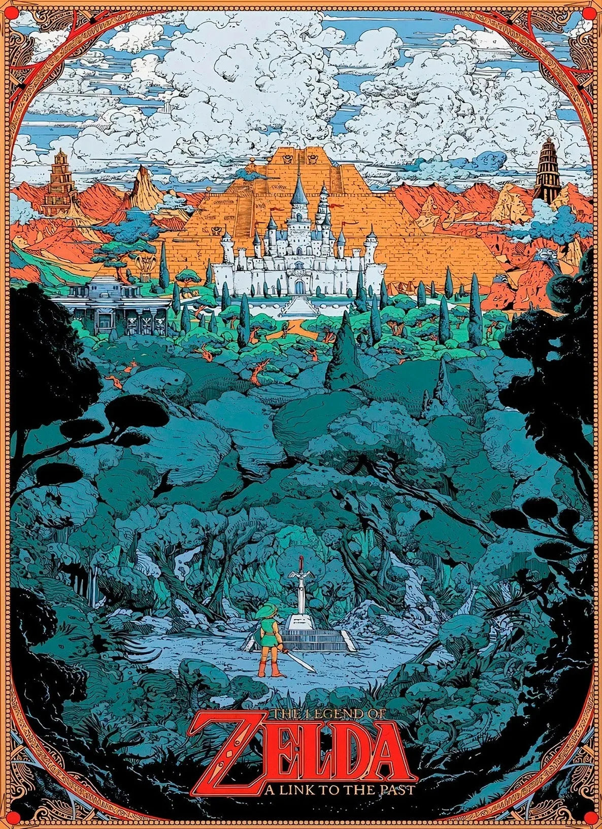 🗡️ Póster en Lienzo - Link de The Legend of Zelda