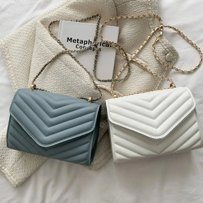 Bolso cruzado pequeño cuadrado de moda retro de un solo hombro