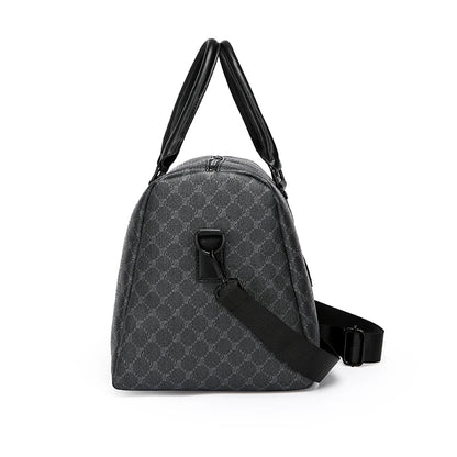 Bolso de Viaje Negro para Hombre - Gran Capacidad y Estilo Clásico