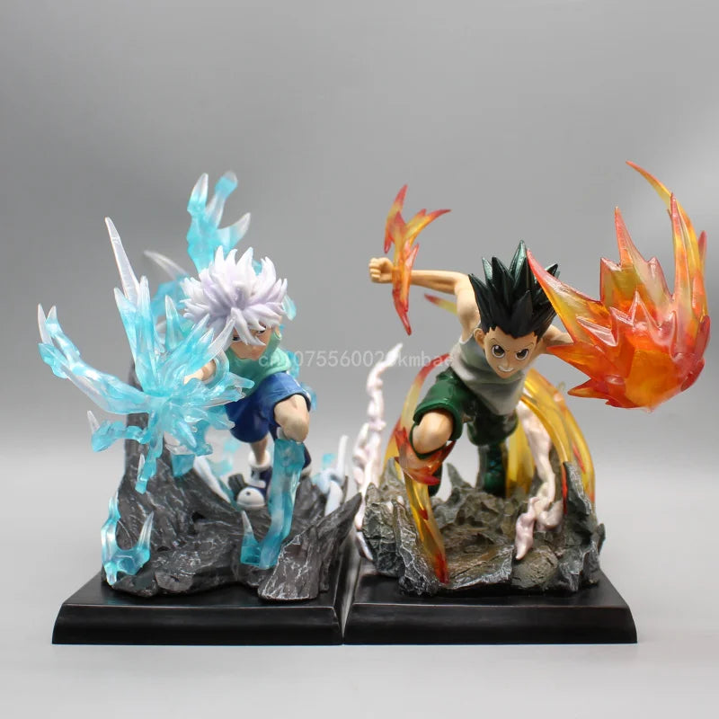 Figuras de Killua Zoldyck y Gon Freecss - Hunter×Hunter