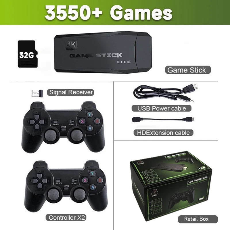 Consola de Videojuegos Stick Lite 4K HD M8