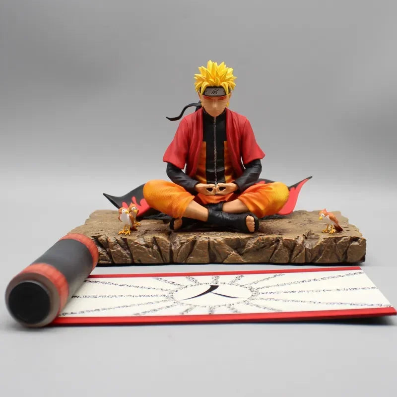 Figura de Acción de Naruto Uzumaki - Postura de Meditación (16 cm, Coleccionable)