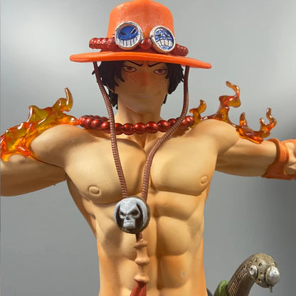 Figura de Acción de Portgas D. Ace - One Piece (28 cm, PVC, Coleccionable)