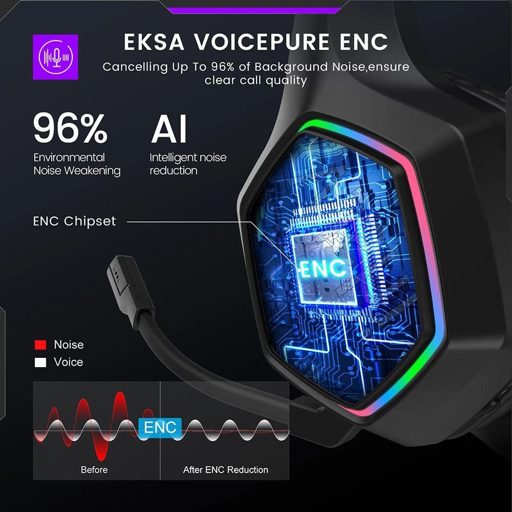 Auriculares Inalámbricos EKSA E1000 WT