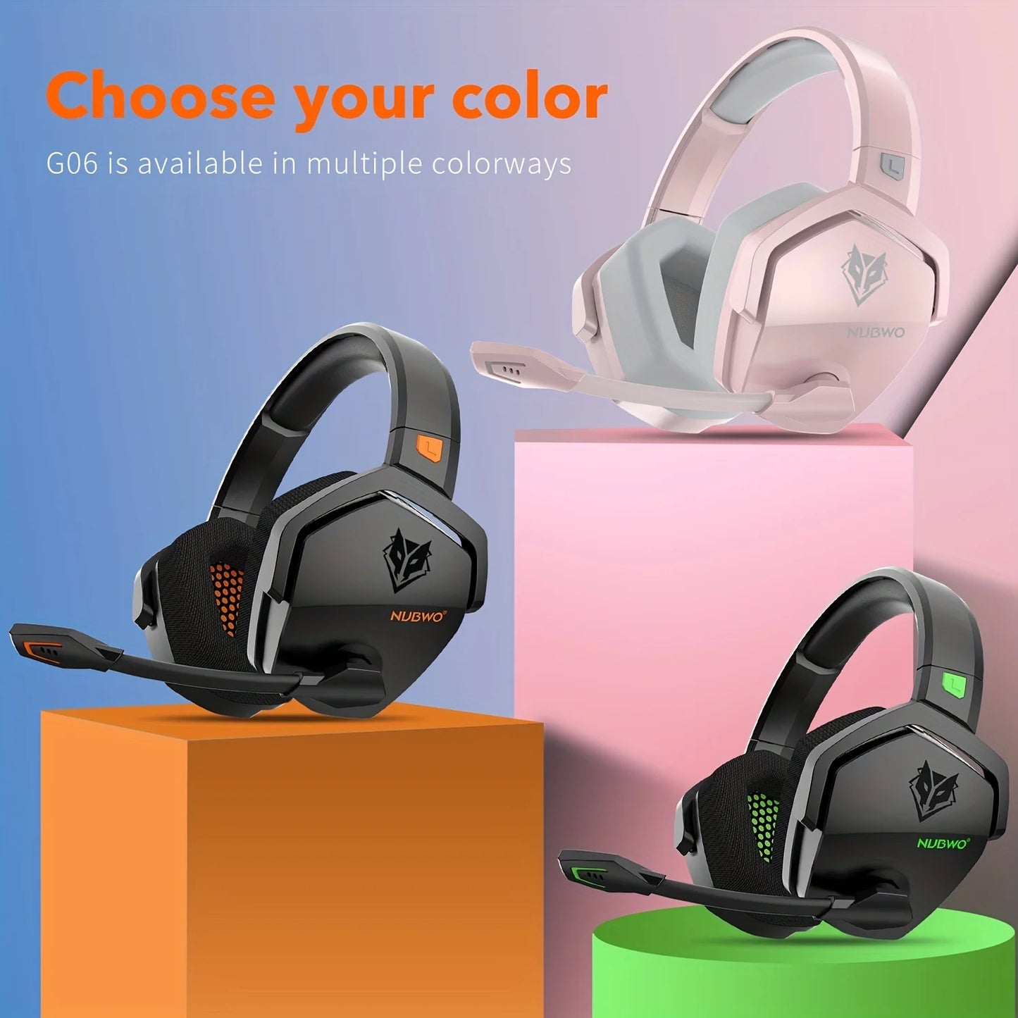 Auriculares Inalámbricos para Juegos NUBWO G06