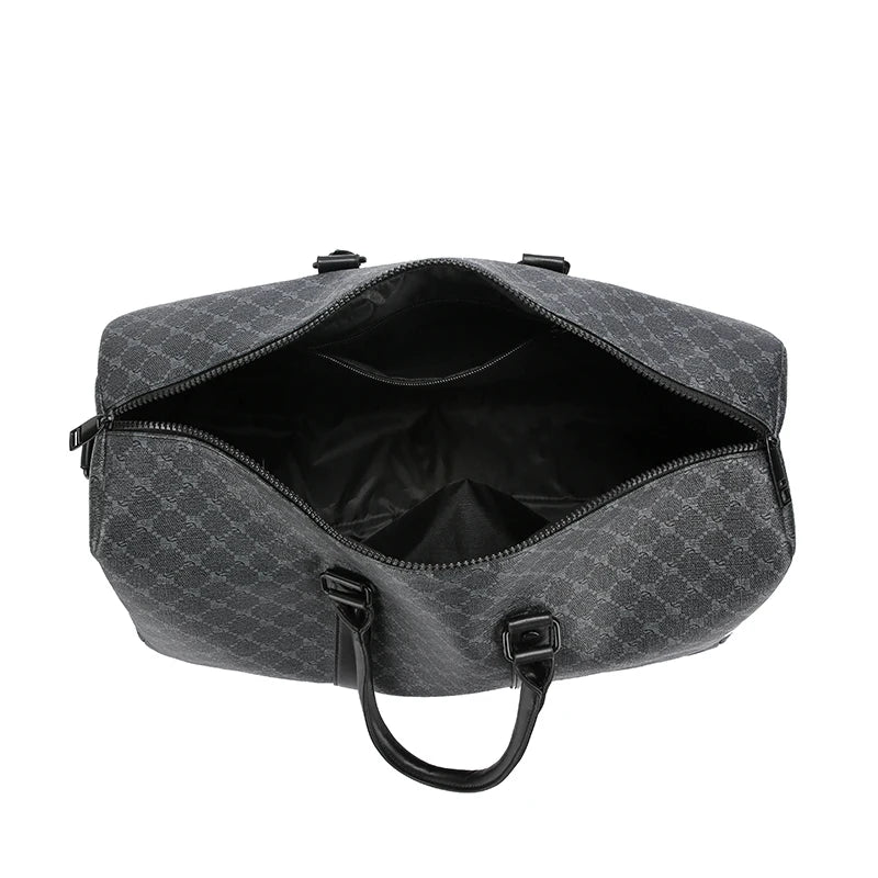 Bolso de Viaje Negro para Hombre - Gran Capacidad y Estilo Clásico