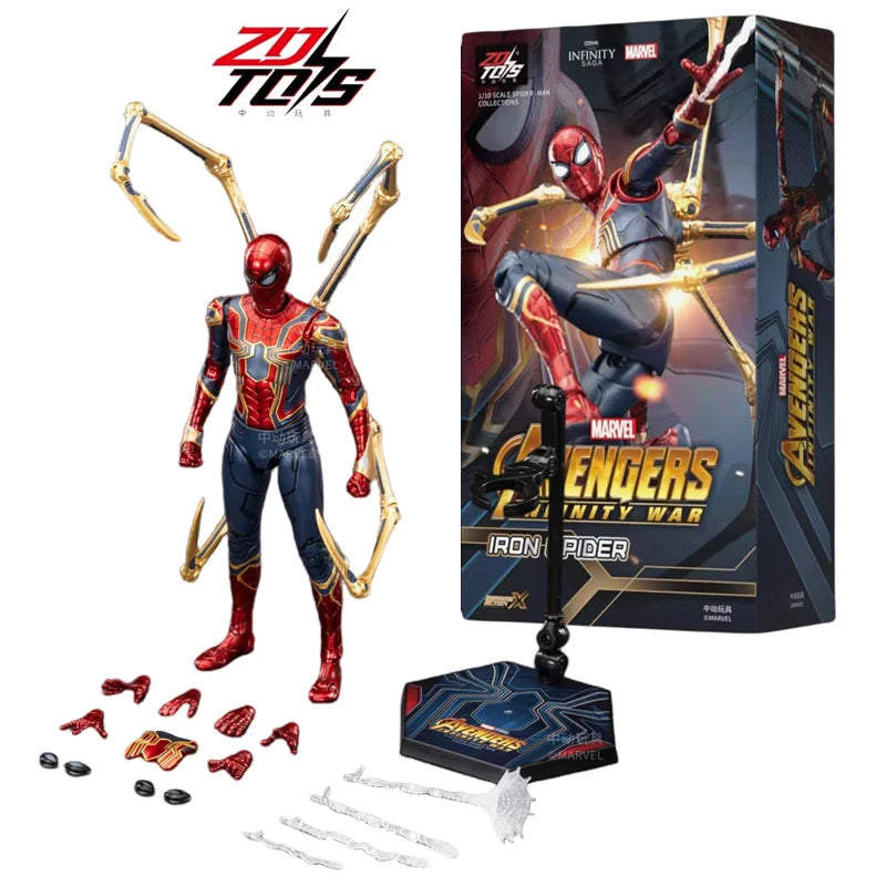 ZD Toy Spider-Man No Way Home - Figura de Acción Coleccionable 1/10