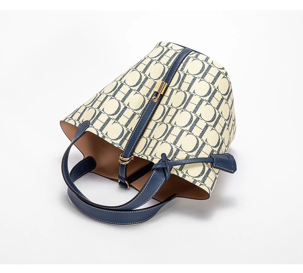 Bolso de mano de marca de lujo para mujer, bandolera de viaje con textura de PVC Jacquard, de gran capacidad, a la moda, 2025