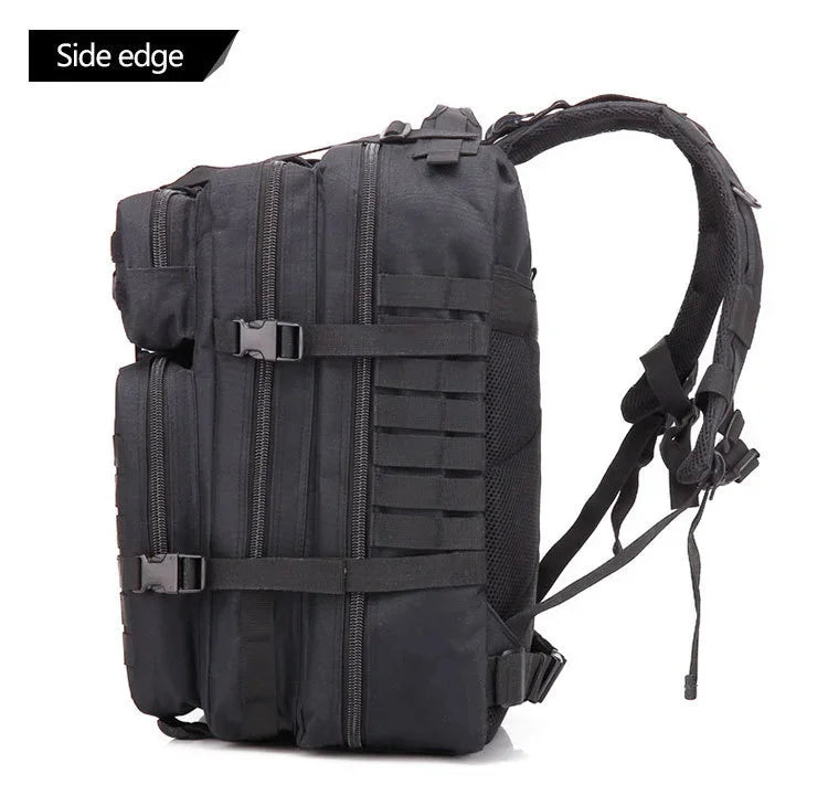 Mochilas tácticas QT & QY 30/45L para hombre, bolsas de viaje Hking, paquete de asalto 3P de supervivencia al aire libre, paquete EDC Molle para senderismo y caza