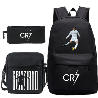 Mochilas CR7 de 3 Piezas - Estilo, Comodidad y Versatilidad