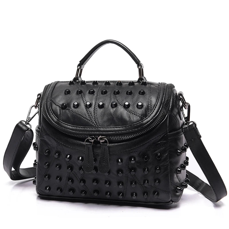 Bolso de Lujo de Piel Auténtica para Mujer