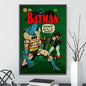 🦇 Póster Autoadhesivo de Batman - Arte Clásico de DC Comics