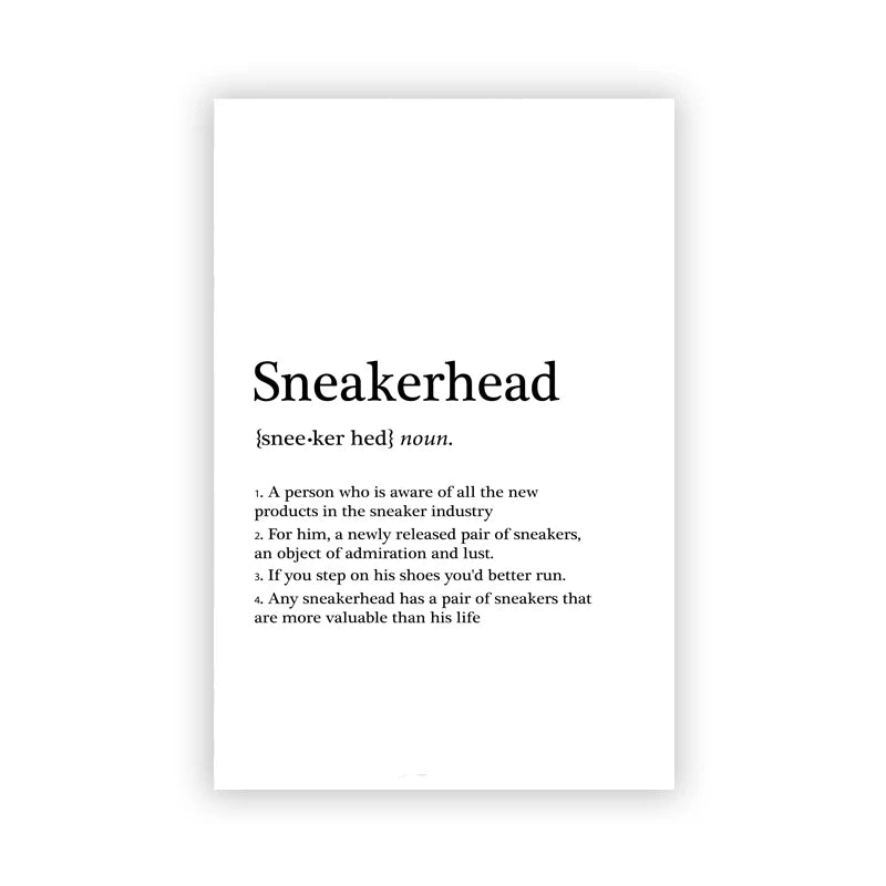 👟 Póster en Lienzo - Estilo Sneakerhead