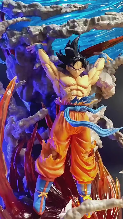 Figura de Acción de Son Goku de 23 cm - Genki Dama (Super Saiyan, Coleccionable)