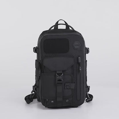 OZUKO, bolsos de hombro de gran capacidad para hombre, bolso de pecho impermeable, bandoleras tácticas, bolso cruzado para deportes al aire libre para hombre